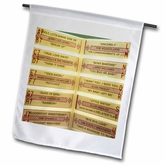 3dRose, New Mexico, Albuquerque, 66 Diner, Route 66 - US32 MDE0053 - Michael DeFreitas, 12 x 18 inch Garden Flag