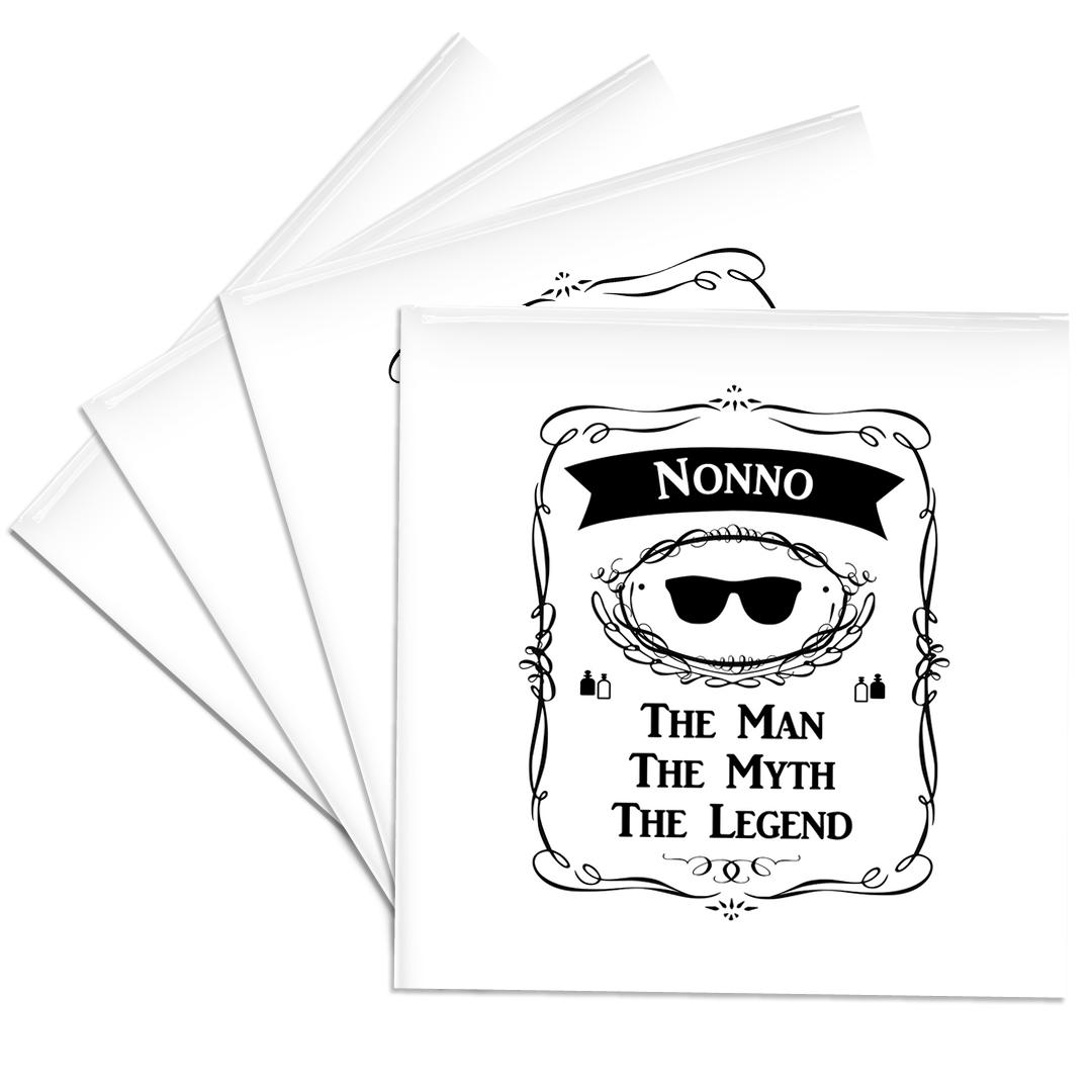 3dRose, Nonno The Man The Myth The Legend funny - word for grandpa in ...