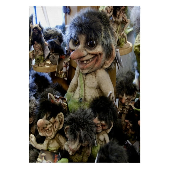 3dRose, Norway, Honningsvag, North Cape, Trolls - EU21 CMI0084 - Cindy Miller Hopkins, 22x30 Bath Hand Pool Towel