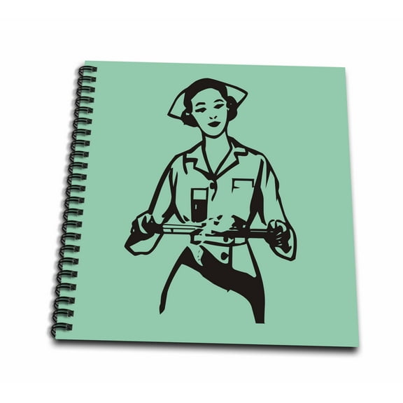 3dRose, Nurse, Mini Notepad 4 x 4 inch