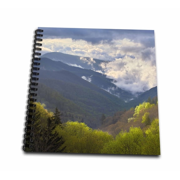 3dRose, Oconaluftee, Great Smoky Mountains, North Carolina - US34 AJE0145 - Adam Jones, Drawing Book 8 x 8 inch