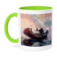 thumbnail image 1 of 3dRose, Ojibway Indian, 11oz Two-Tone Green Mug, 1 of 7