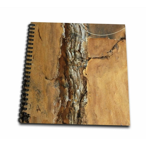 3dRose, Old Bark, Drawing Book 8 x 8 inch