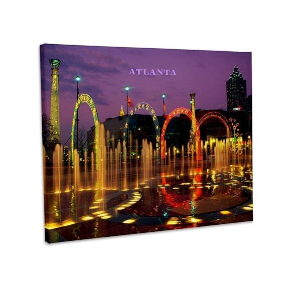 3dRose, Olympic Park Atlanta Georgia, Museum Grade Canvas Wrap 20x16