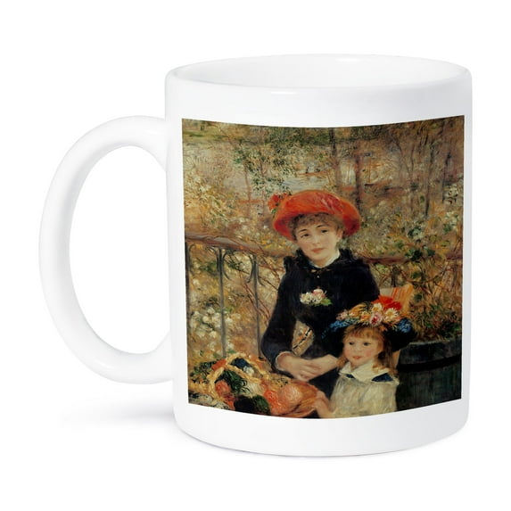 3dRose, On the Terrace, 1879 by Pierre-Auguste Renoir, 15oz Mug