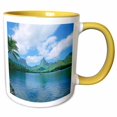 thumbnail image 1 of 3drose, Opunohu Bay, Moorea, French Polynesia - Oc13 Dpb0088 - Douglas Peebles, 15oz Two-tone Yellow Mug, 1 of 6