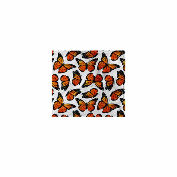 3dRose, Orange Monarch Butterflies, 11x12 Wash Cloth for Face and Body