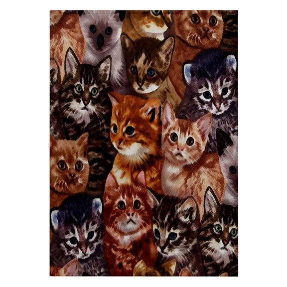 3dRose, Painted All Kinds Of Kitties, 22x30 Bath Hand Pool Towel