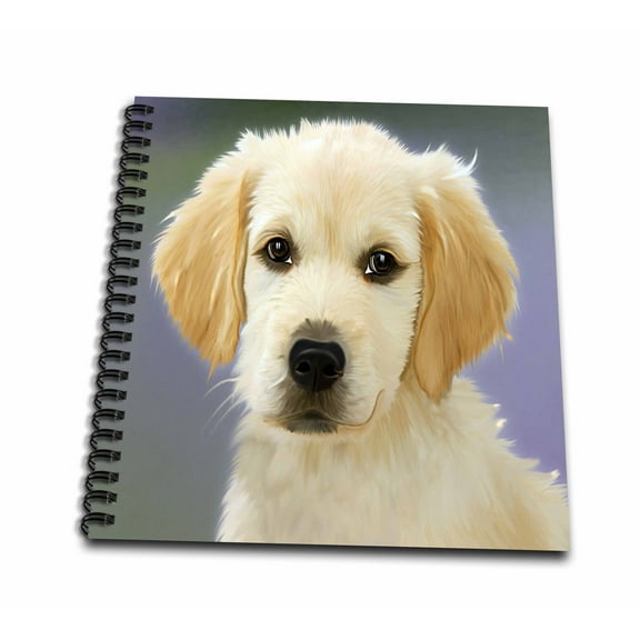 3dRose, Painting Dog , Mini Notepad 4 x 4 inch