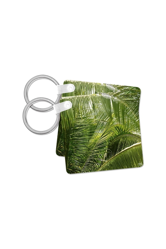 , Palm trees, set of 2 Key Chains