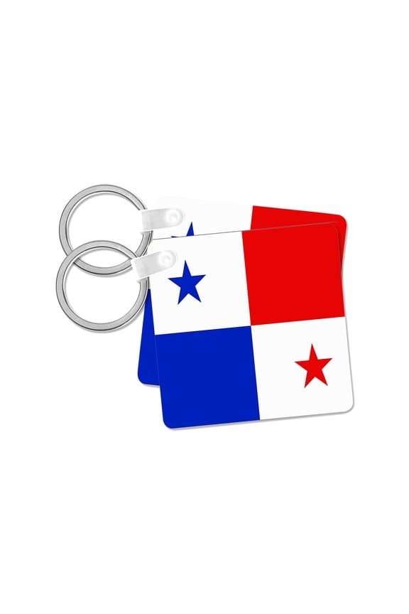 , Panama Flag, set of 2 Key Chains