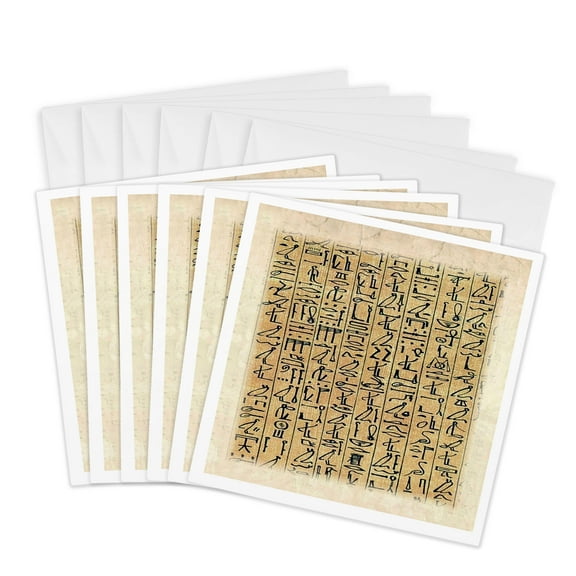 3drose, Papyrus Paper, 6 Greeting Cards with Envelopes