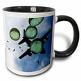 thumbnail image 1 of 3drose, Paratroopers, 11oz Two-tone Black Mug, 1 of 6
