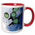 thumbnail image 1 of 3drose, Paratroopers, 11oz Two-tone Red Mug, 1 of 6