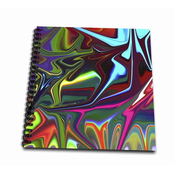 3dRose, Paths Cross, Drawing Book 8 x 8 inch