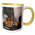 thumbnail image 1 of 3drose, Paul Cezanne Painting Still Life with Open Drawer, 11oz Two-tone Yellow Mug, 1 of 6