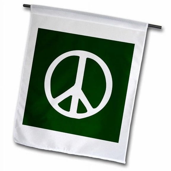 3dRose, Peace, 12 x 18 inch Garden Flag