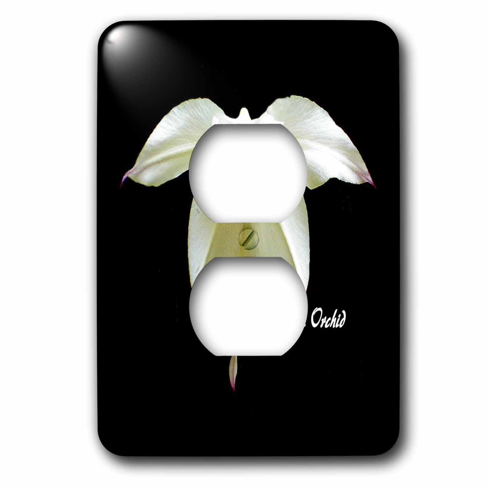 3dRose, Peacock Orchid - Photography Flowers, 2 plug outlet cover