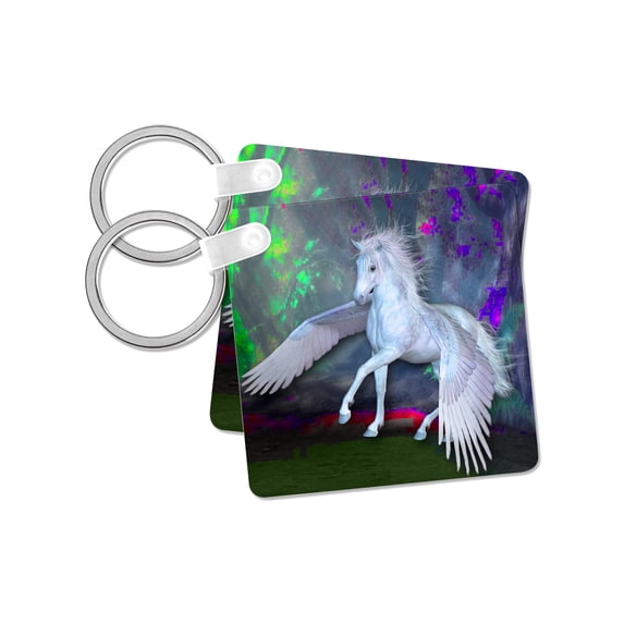 3dRose, Pegasus Fantasy, set of 2 Key Chains