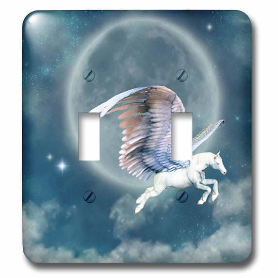 3dRose, Pegasus Moon, double toggle switch