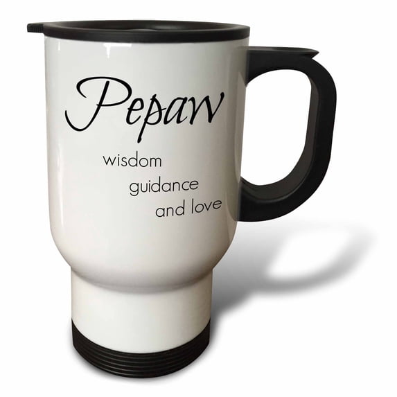 3drose, Pepaw Wisdom, Guidance, Love, 14oz Stainless Steel Travel Mug