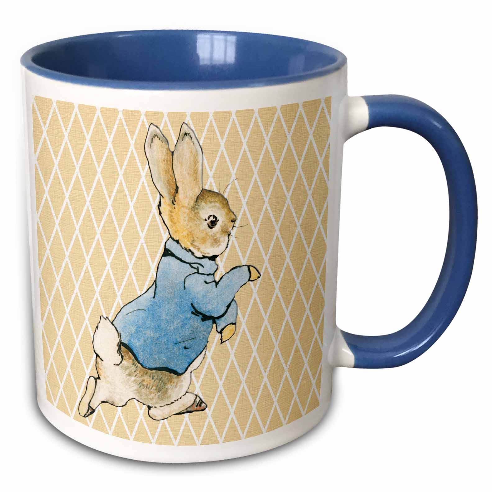 Creature Cups bunny rabbit 11 oz. coffee mug cup Easter blue & white new in  box