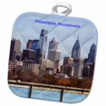 thumbnail image 1 of 3dRose, Philadelphia Skyline (Textured), 8x8 Potholder, 1 of 1
