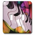 thumbnail image 1 of 3dRose, Piano Abstract, double toggle switch, 1 of 1