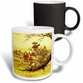 thumbnail image 1 of 3drose, Picture of a Japanese Painting Samurai on a Horse, 11oz Magic Transforming Mug, 1 of 7