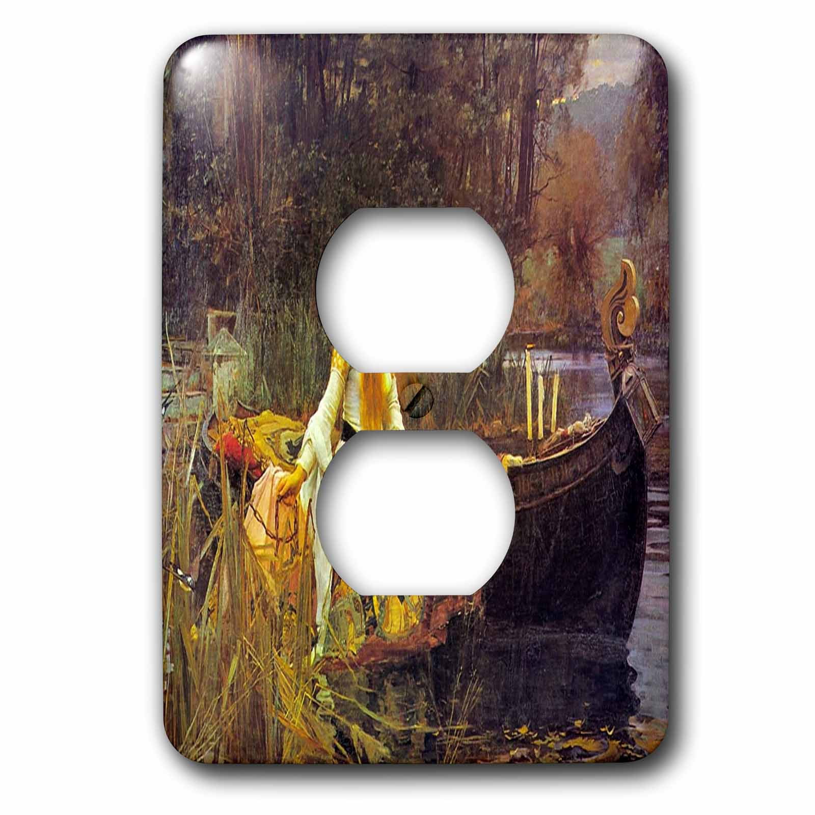 3dRose, Picture Of Fairytale Painting By Waterhouse, 2 plug outlet cover