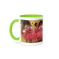 thumbnail image 1 of Picture Of Degas Painting The Pink Dancers Before The Dance, 11oz Two-Tone Green Mug, 1 of 7