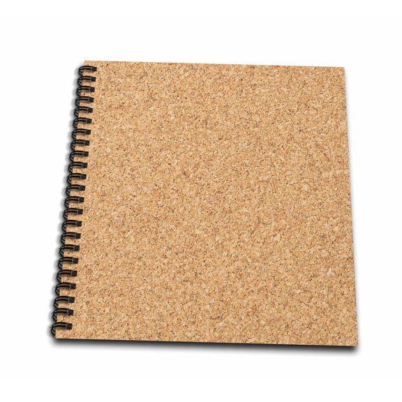 3dRose, Picture of a cork board, Drawing Book 8 x 8 inch