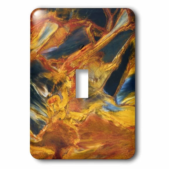 3dRose, Pietersite stone in Namibia, Artistic Abstract - NA01 BJA0186 - Jaynes Gallery, single toggle switch