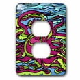 thumbnail image 1 of 3dRose, Pink Octopus, 2 plug outlet cover, 1 of 1