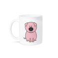 thumbnail image 1 of 3dRose, Pink Pig Cartoon, 15oz Mug, 1 of 7