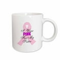thumbnail image 1 of 3drose, Pink Ribbon with the Words I Wear Pink for My Sister, 11oz Mug, 1 of 6