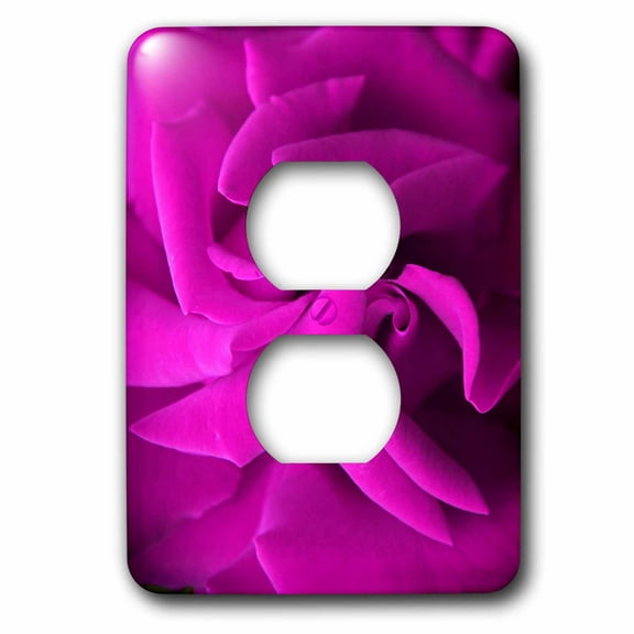 3dRose, Pink Rose in Detail , 2 plug outlet cover