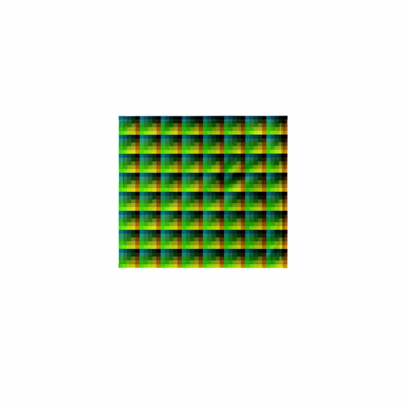 3dRose, Pixel Tile Pattern Blue And Green Glitch, 11x12 Wash Cloth for Face and Body