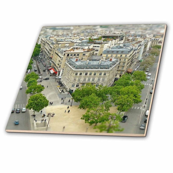 3dRose, Place de la Concorde In Paris, France, 8 Inch Ceramic Tile