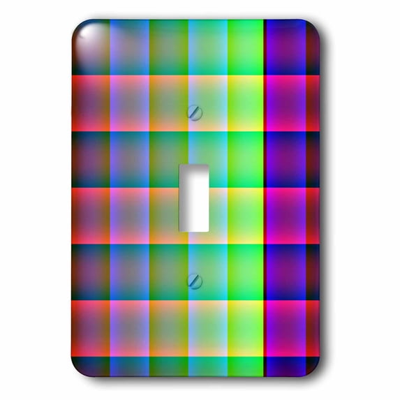3dRose, Plaid by Angelandspot, single toggle switch