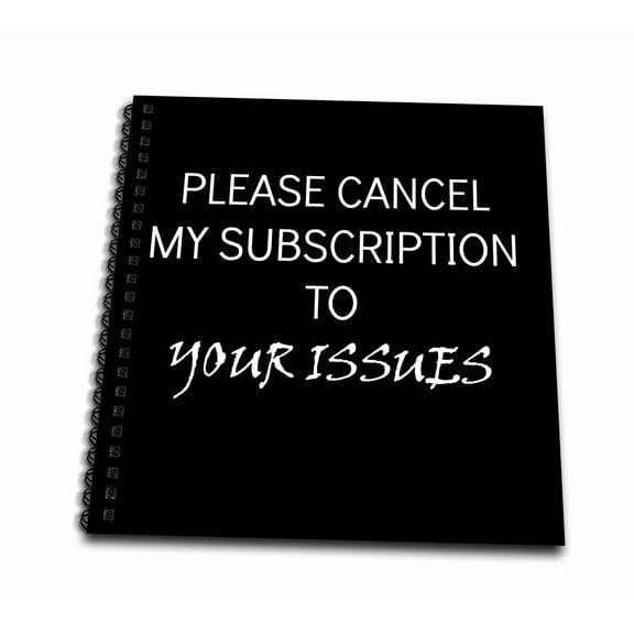 3dRose, Please cancel my subscription to your issues, Mini Notepad 4 x 4 inch
