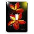 thumbnail image 1 of 3dRose, Plumeria, single toggle switch, 1 of 1