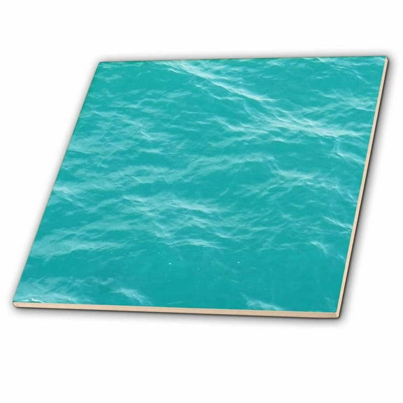 3dRose, Pool Aqua, 6 Inch Ceramic Tile