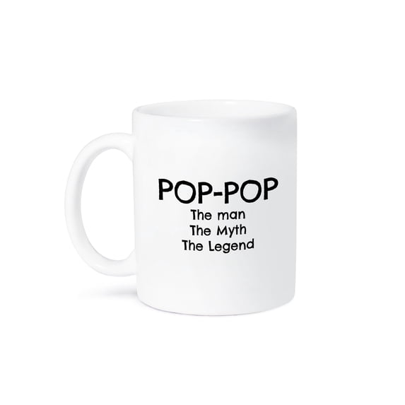 3dRose, Pop Pop the man the myth, 15oz Mug