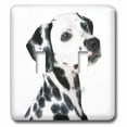 thumbnail image 1 of 3dRose, Portrait Of A Dalmation, double toggle switch, 1 of 1