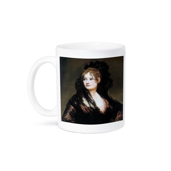 3dRose, Portrait of Dona Isabel de Porcel by Francisco De Goya, 15oz Mug