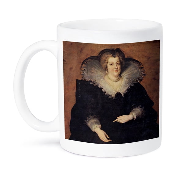 3dRose, Portrait of Marie de Medici, 1686 by Peter Paul Ruebens, 11oz Mug