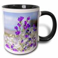 thumbnail image 1 of 3drose, Portugal, Evora. Field of White Daisies and Purple Sage., 15oz Two-tone Black Mug, 1 of 6