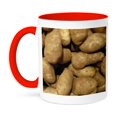 thumbnail image 1 of 3dRose, Potato Pile, 15oz Two-Tone Red Mug, 1 of 7