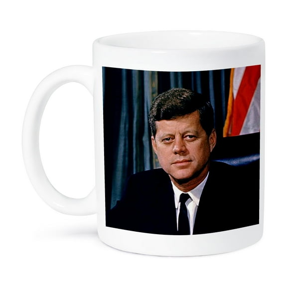 3dRose, President John F. Kennedy (1961), 11oz Mug
